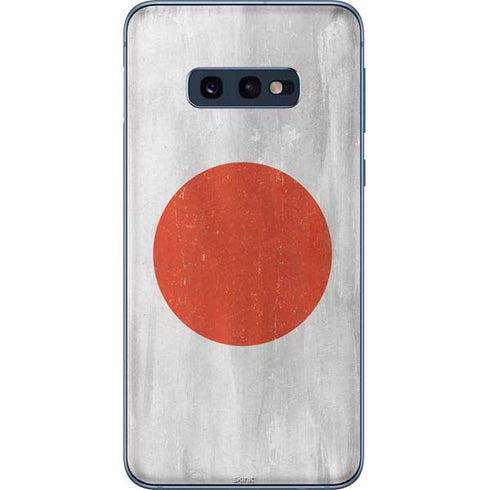 Japanese Flag Distressed Galaxy S10e Skin